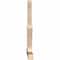 Ekena Millwork Saratoga Smooth Timber Gable Bracket, Douglas Fir, 96"W x 44"H x 3 1/2"D x 3 1/2"F, 11/12 Pitch GBW096X44X0404SAR00SDF - alternate 4
